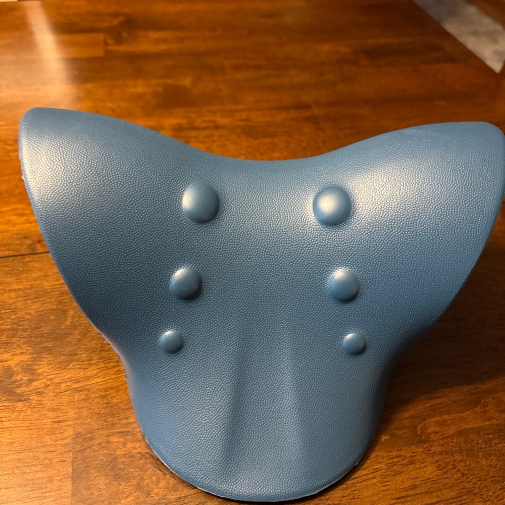 Restcloud P. Health Neck & Shoulder Relaxer Stretcher Blue Cervical Traction
